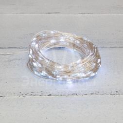 Гирлянда светодиодная &amp;quot;Роса&amp;quot; 30м 300LED бел. 3.6Вт IP44 с трансф. Neon-Night 303-215