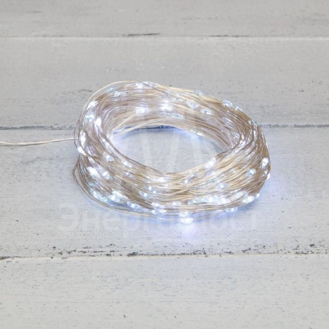 Гирлянда светодиодная &amp;quot;Роса&amp;quot; 30м 300LED бел. 3.6Вт IP44 с трансф. Neon-Night 303-215