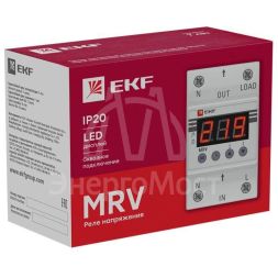 Реле напряжения с дисплеем MRV 63А PROxima EKF MRV-63A