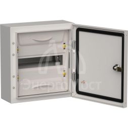 Корпус ЩРн-12 (1х12) TITAN 5 335х310х140 IP54 метал. сер. IEK TI5-50-N-012-54-7035