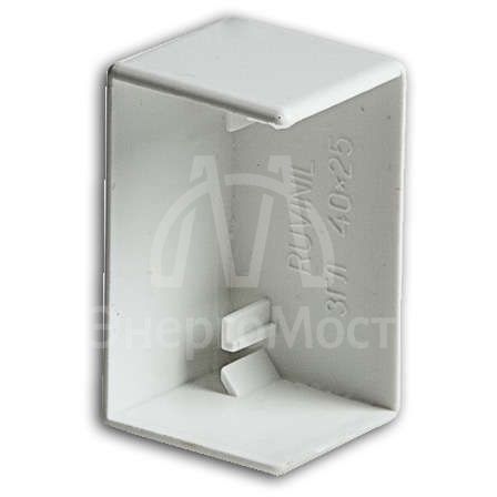 Заглушка для кабель-канала РКК 40х40 бел. Ruvinil ЗГЛ-40х40