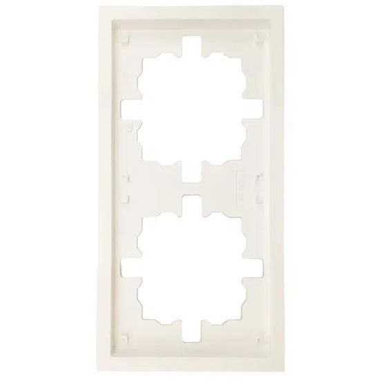 Рамка 2-мест. горизонт. ZIMA слон. кость LEZARD 704-9000-147