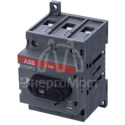 Рубильник 3п OT63F3 63А (45А AC23) ABB 1SCA105332R1001