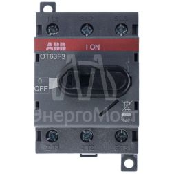 Рубильник 3п OT63F3 63А (45А AC23) ABB 1SCA105332R1001