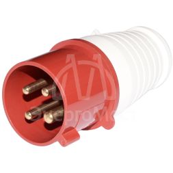 Вилка 024 3Р+РЕ 32А 380В IP44