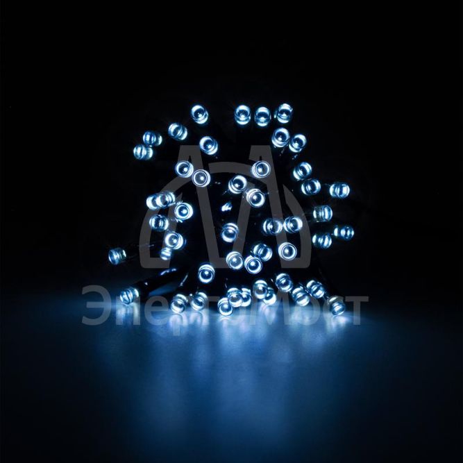 Светильник светодиодный SLR-G01-50W садовый; гирлянда 50 бел. LED солнечная батарея ФАZА 5027282