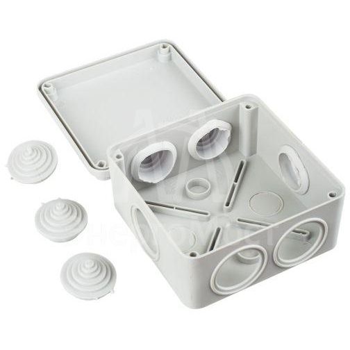 Коробка распаячная ОП 100х100х50 IP44 KM41233 (6 каб. ввод.) IEK UKO11-100-100-050-K41-44