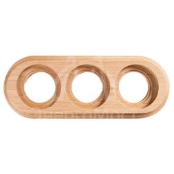 Рамка 3-м ретро дерево натурэль Bironi BF1-630-10