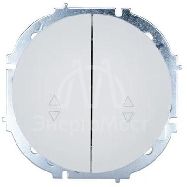 Выключатель проходной 2-кл. СП OSEN 10А IP20 механизм бел. LEZARD 743-0288-106