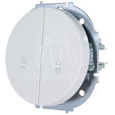 Выключатель проходной 2-кл. СП OSEN 10А IP20 механизм бел. LEZARD 743-0288-106