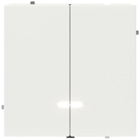 Выключатель 2-кл. KANT с подсветкой бел. магнолия DKC 7000134