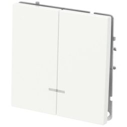 Выключатель 2-кл. KANT с подсветкой бел. магнолия DKC 7000134