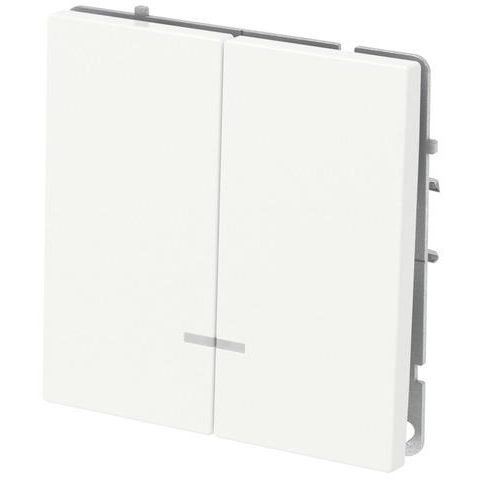 Выключатель 2-кл. KANT с подсветкой бел. магнолия DKC 7000134