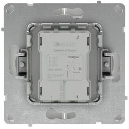 Выключатель 2-кл. KANT с подсветкой бел. магнолия DKC 7000134