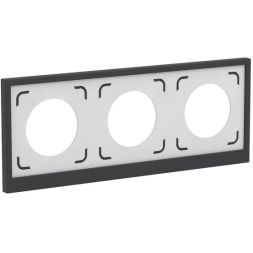 Рамка 3-м KANT IP44 черн. уголь DKC 7012946