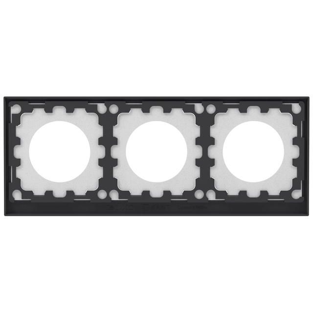 Рамка 3-м KANT IP44 черн. уголь DKC 7012946