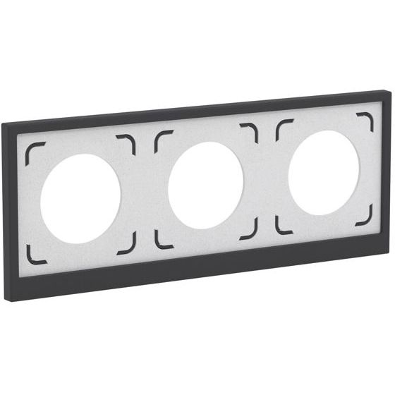 Рамка 3-м KANT IP44 черн. уголь DKC 7012946