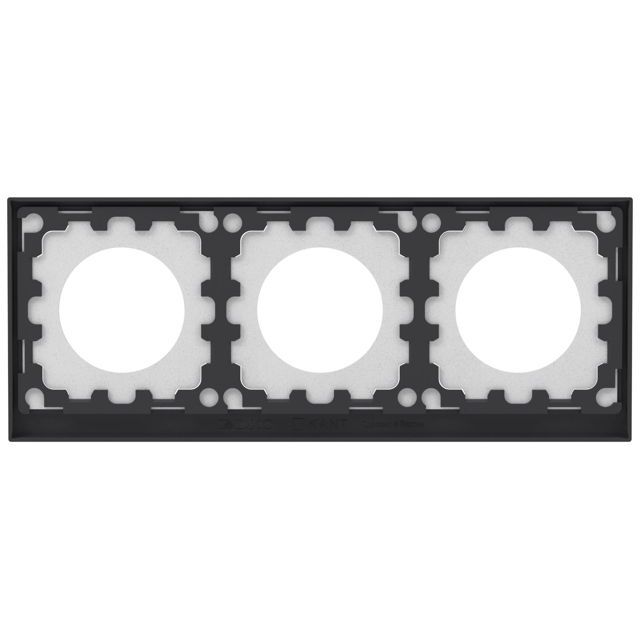 Рамка 3-м KANT IP44 черн. уголь DKC 7012946