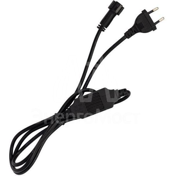 Гирлянда &amp;quot;Мультишарики&amp;quot; 10м d17.5мм 100LED RGB провод черн. ПВХ 30Вт 220В IP44  Neon-Night 303-509-2