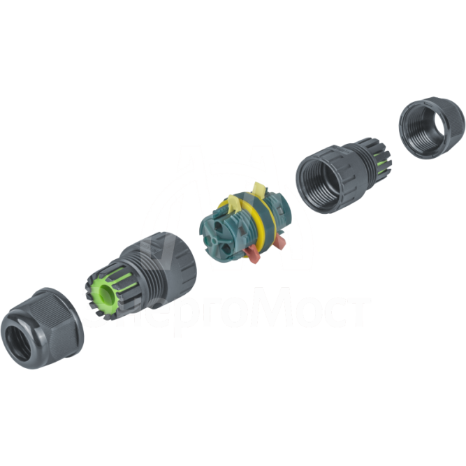 Коннектор кабельный I-образ. 82 834 NTB-I03-3P-IP68 3PIN Navigator 82834