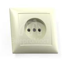 Розетка 1-м СП Селена 16А IP20 РС16-369 сл. кость Кунцево 8145