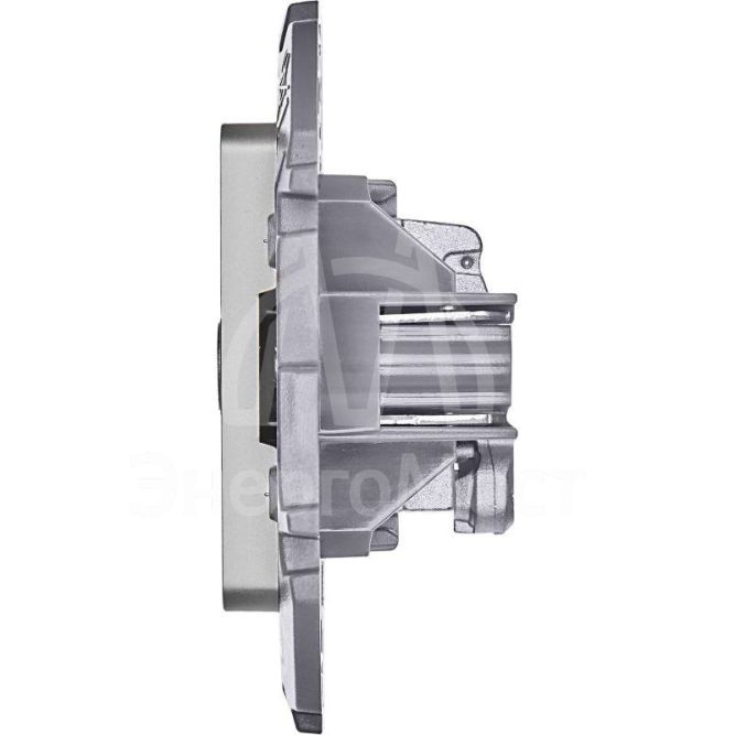 Розетка телевизионная оконечная TV Inspiria 10дБ 5-862мГц механизм алюм. Leg 673872