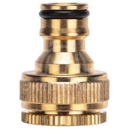 Адаптер латунный 1/2дюйм-3/4дюйм внутренняя резьба с переходником ЧЕТЫРЕ СЕЗОНА 62-0273