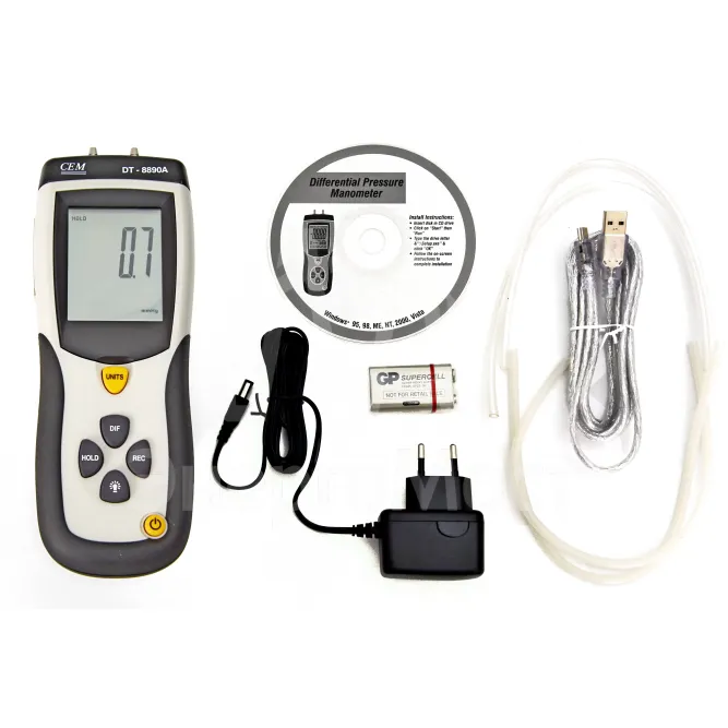 DT-8890А Дифференциальный манометр