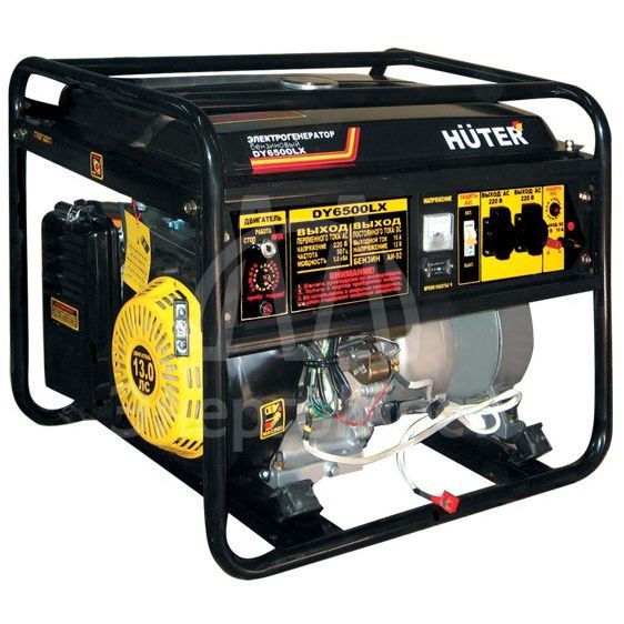 Портативный бензогенератор Huter DY6500LX