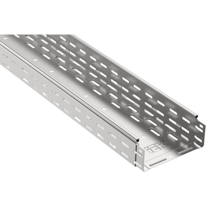 Лоток листовой перфорир. 200х80 L3000 сталь 1мм оцинк. IEK CLP10-080-200-100-3