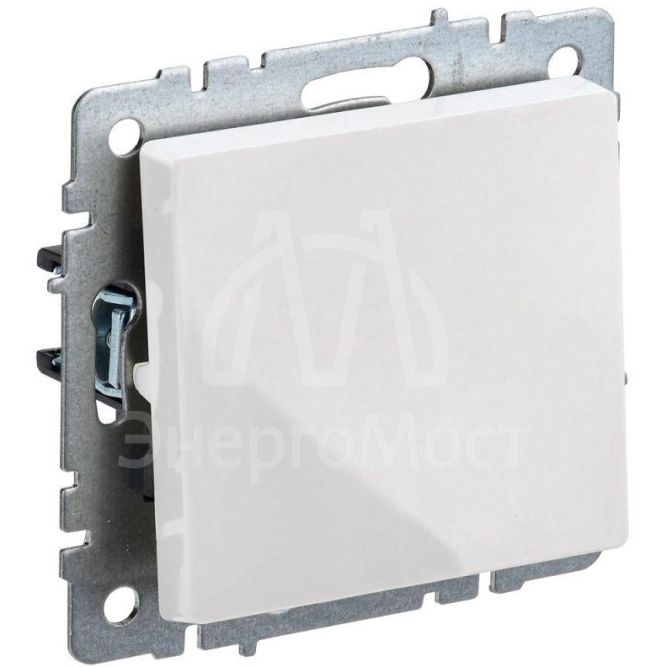 Выключатель перекрестный 1-кл. СП BRITE 10А ВС10-1-3-БрБ бел. IEK BR-V13-0-10-K01