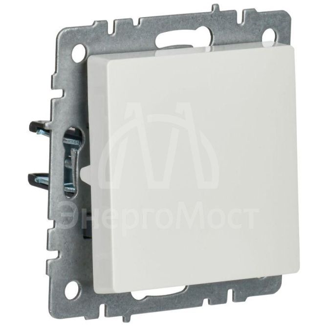 Выключатель перекрестный 1-кл. СП BRITE 10А ВС10-1-3-БрБ бел. IEK BR-V13-0-10-K01