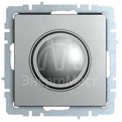 Светорегулятор СП BRITE пов-наж. 600Вт СС10-1-0-БрС сталь IEK BR-D20-0600-K46