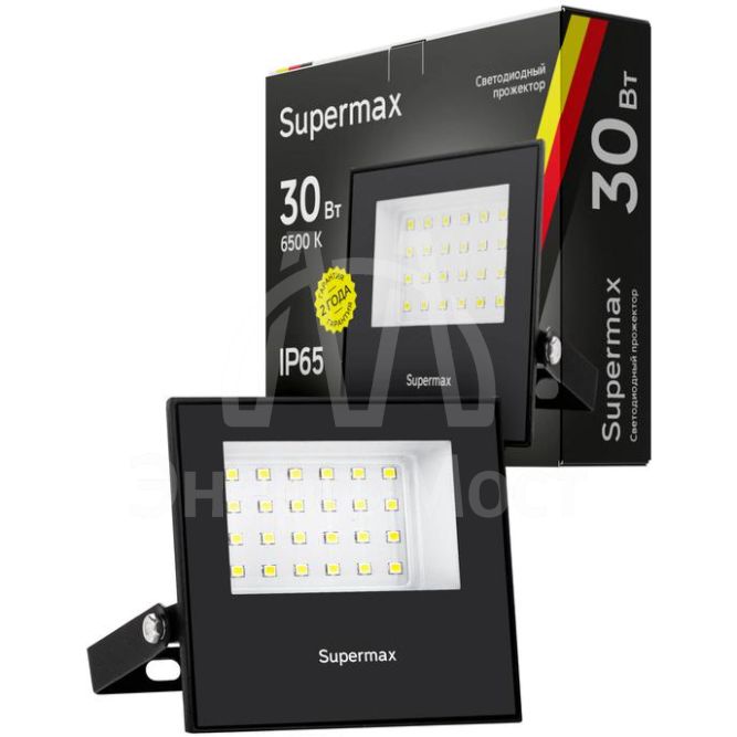 Прожектор светодиодный Supermax SPR 30Вт 6500К 3000лм IP65 КОСМОС S_PR_LED_30