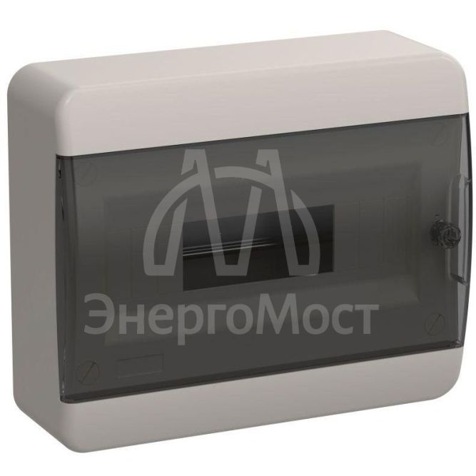 Корпус пластиковый ЩРН-П-12 IP41 черн. прозр. дверь TEKFOR IEK TF5-KP12-N-12-41-K01-K03