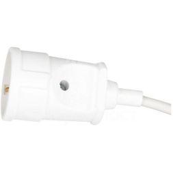 Удлинитель-шнур 1х5м без заземл. 6А IP20 UX(6)-1-5m ПВС 2х0.75 Эра Б0039820