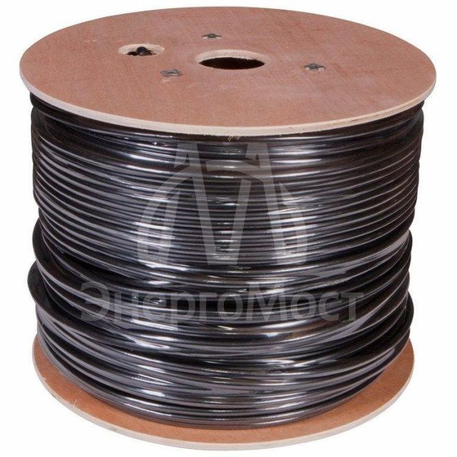 Кабель витая пара F/UTP 4х2х24AWG кат.5E медь наружн. прокл. черн. (м) PROCONNECT 01-0154