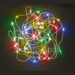 Гирлянда светодиодная 80 709 NGF-SM01-10RGBY-10-1.2m-2AA-SL-IP20 NAVIGATOR 80709