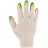 Перчатки вязаные с двойной латексной заливкой наладонника х/б 12469