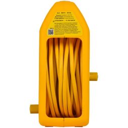 Удлинитель на катушке 3х15м с заземл. Industrial УК15 2P+PE 3х1.5кв.мм USBх2 LED термозащита IEK IN-KP24-16-03-15-UL