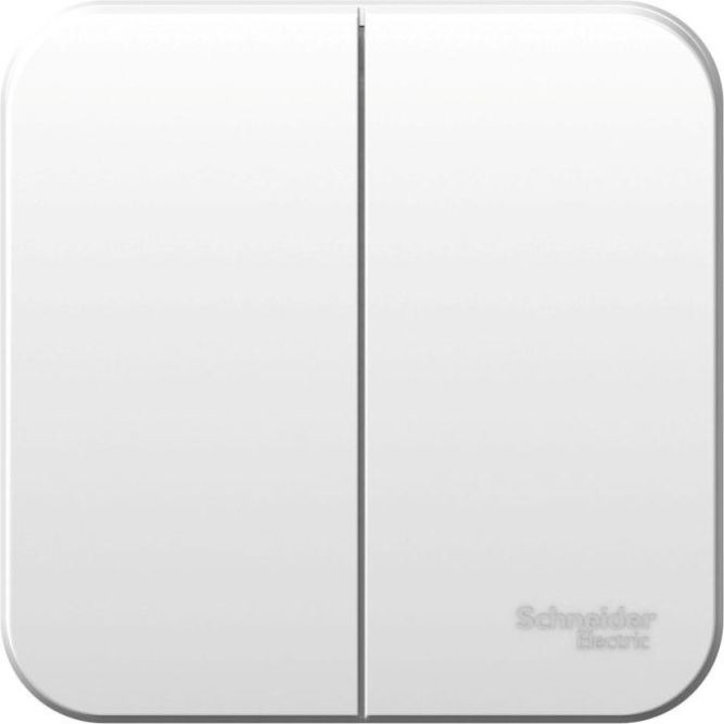 Выключатель 2-кл. ОП Blanca 6А IP20 (сх. 5) 250В с изолир. пластиной бел. SE BLNVA065011