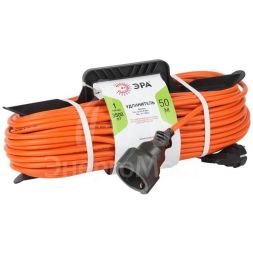 Удлинитель-шнур на рамке 1х50м с заземл. 16А IP20 UFx-1e-3х1.5-50m ПВС 3х1.5 Эра Б0046814