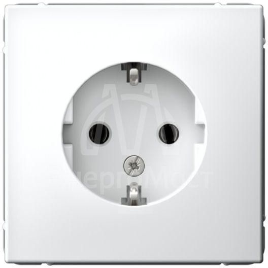 Розетка ArtGallery 16А с заземл. механизм бел. SE GAL000143