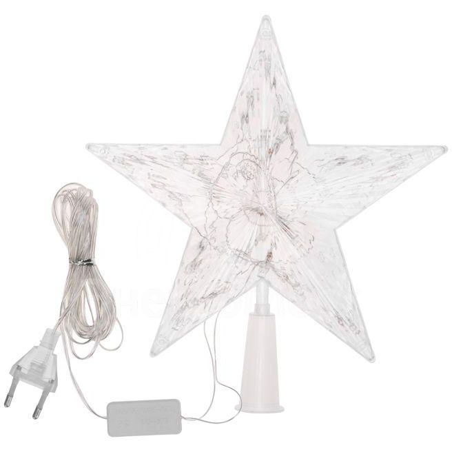 Фигура светодиодная на елку &amp;quot;Звезда&amp;quot; 22см свечение теплый бел. пост. свечение 230В Neon-Night 501-006