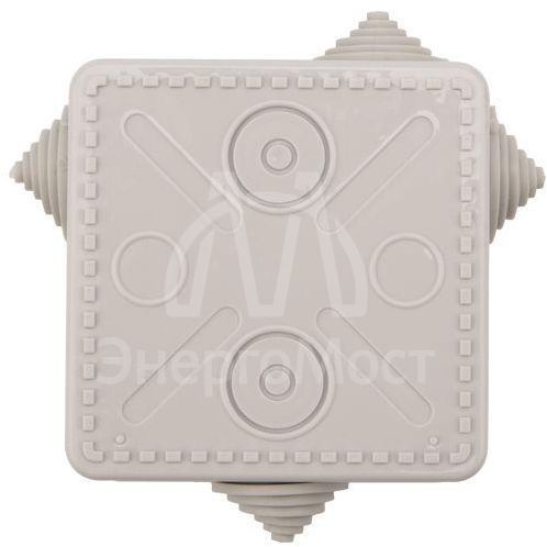 Коробка распределительная ОП 80х80х50мм IP54 с откидной крышкой Rexant 28-3064