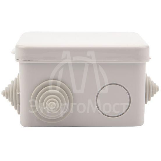 Коробка распределительная ОП 80х80х50мм IP54 с откидной крышкой Rexant 28-3064