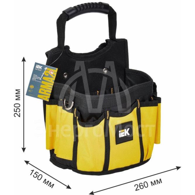 Сумка монтажника открытого типа BG-05 IEK ARMA2L 5 IEK A2L5-BG30-05-K02