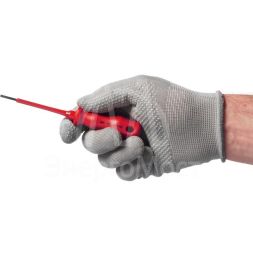 Отвертка диэлектрическая шлицевая SL2.5х75 K2 1000В ARMA2L 3 IEK A2L3-SC30-K2-SL-25-075