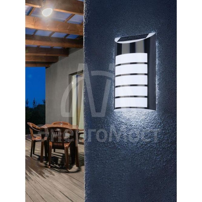 Подсветка фасадная ERAFS024-40 Сталь 5LED 17лм солнечная батарея ЭРА Б0044254