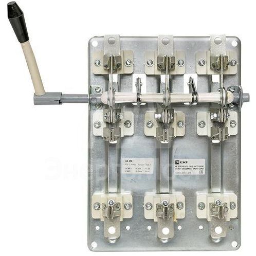 Разъединитель-предохранитель РПБ-2 250А левый привод без ППН Basic EKF rpb-r-250l